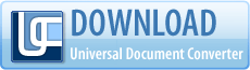 Download demo version of Universal Document Converter!